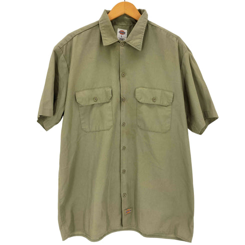 ディッキーズ Dickies 半袖ワークシャツ メンズ L