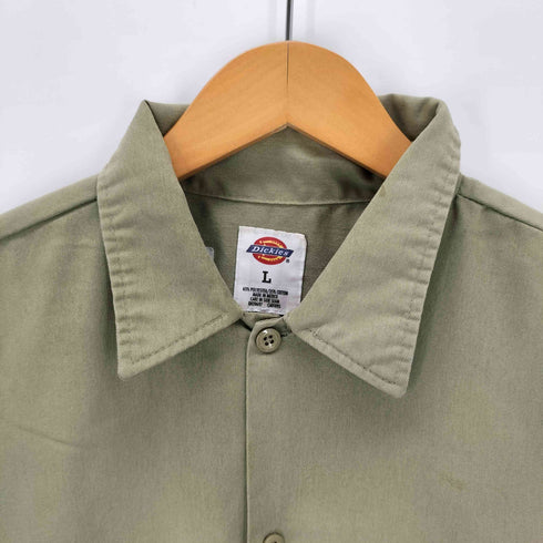 ディッキーズ Dickies 半袖ワークシャツ メンズ L