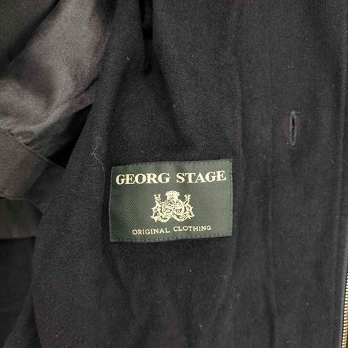GEORG STAGE ライナーカシミヤ混 フェイクスウェード コート レディース LL