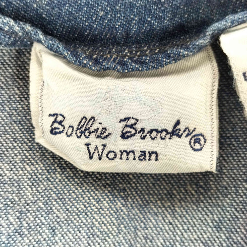 Bobbie Brooks ボビーブルックス 刺繍入り デニムベスト レディース 34/36