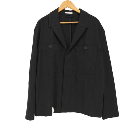ザラ ZARA ITALIAN FABRIC リラックスフィット ポケット シャツジャケット メンズ import:L
