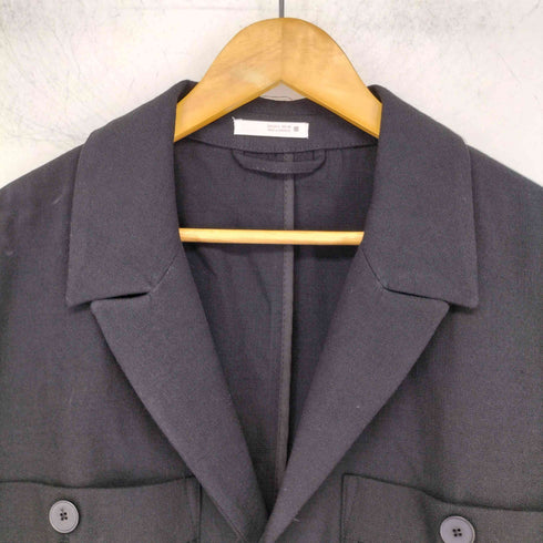 ザラ ZARA ITALIAN FABRIC リラックスフィット ポケット シャツジャケット メンズ import:L