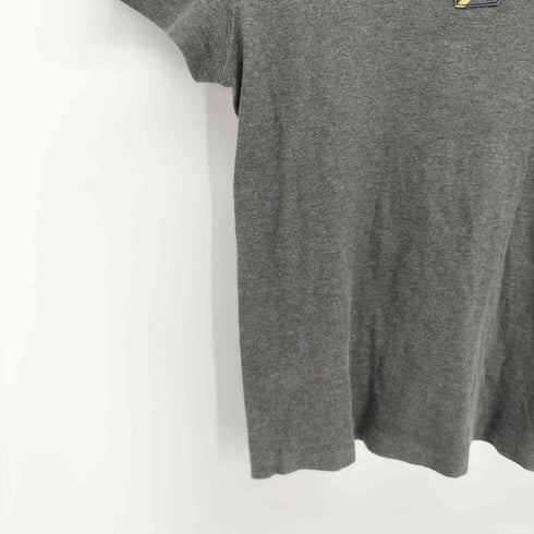 ラルフローレン RALPH LAUREN エンブレム ロゴ 切り替え クルーネック S/S Tシャツ レディース import:L