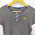 ラルフローレン RALPH LAUREN エンブレム ロゴ 切り替え クルーネック S/S Tシャツ レディース import:L