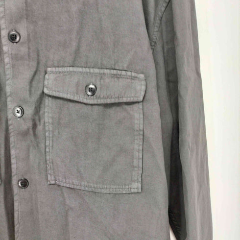 ザラ ZARA WASHED RELAXED FIT OVERSHIRT ウォッシュ加工リラックスフィットシャツジャケット メンズ import:L
