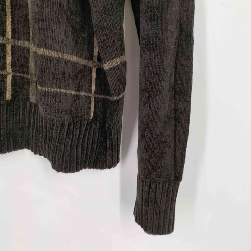 ドッカーズ DOCKERS チェック柄 レーヨン混アクリルニットセーター メンズ XL