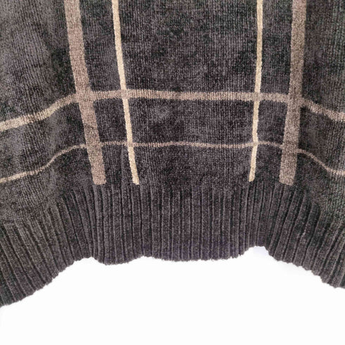 ドッカーズ DOCKERS チェック柄 レーヨン混アクリルニットセーター メンズ XL