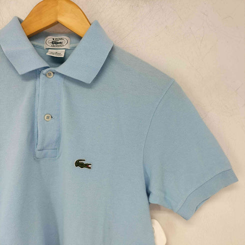 アイゾッドラコステ IZOD LACOSTE 80S~90S 最終タグ MADE IN USA ワンポイント刺繍 鹿の子ポロシャツ メンズ import:S