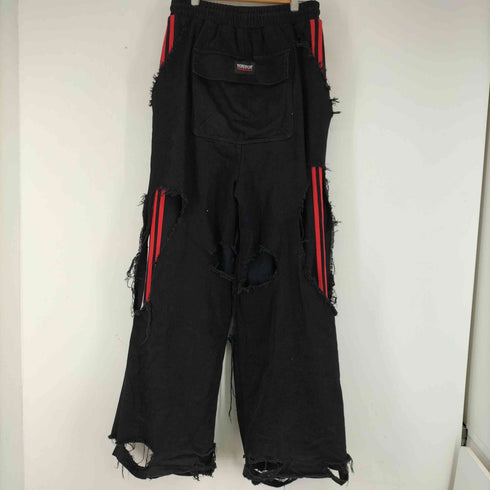YORI SPORT RECKLESS SCOLARS 別注 サイドライン ダメージ パンツ メンズ JPN:M