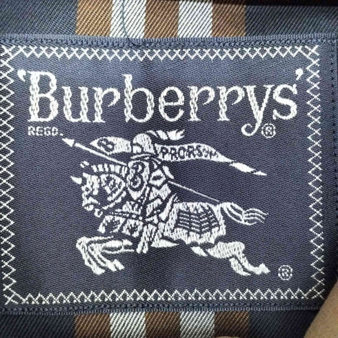 バーバリーズ BURBERRYS 背タグチェック ステンカラーコート メンズ