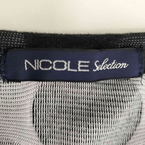 ニコル NICOLE シワ加工 長袖カットソー メンズ 46