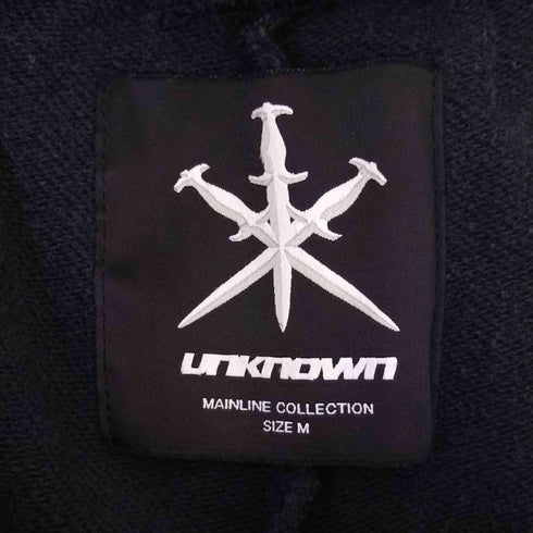アンノウン UNKNOWN 25AW Leather Cross Buggy Pants レザークロスバギーパンツ メンズ M