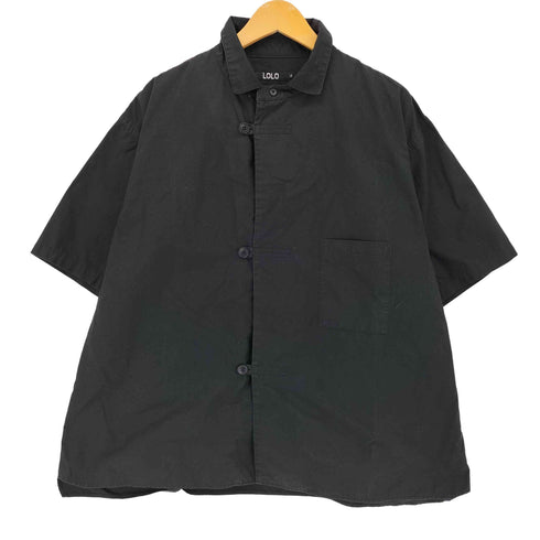 ロロ LOLO コットン半袖チャイナシャツ メンズ import:XL