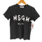 エムエスジーエム MSGM ブラッシュロゴ半袖Tシャツ レディース import:S