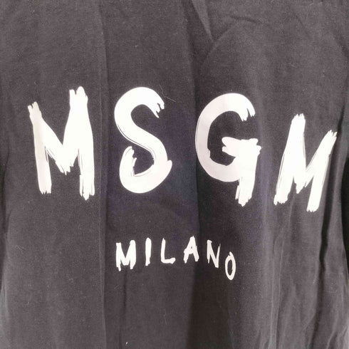 エムエスジーエム MSGM ブラッシュロゴ半袖Tシャツ レディース import:S