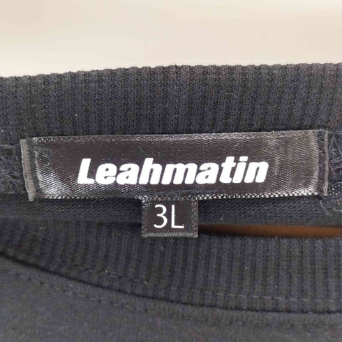 Leahmatin リアマティン クロスモチーフ 長袖Tシャツ メンズ 3L