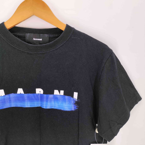 Account アカウント カジュアルロゴプリント半袖Tシャツ メンズ