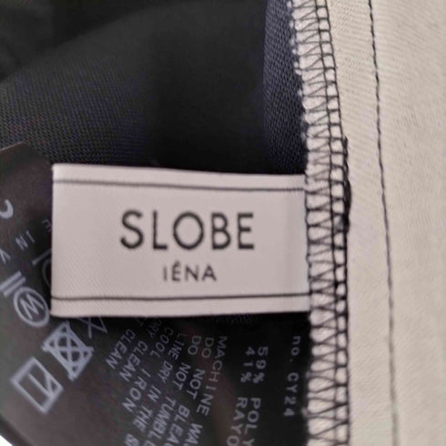 スローブイエナ SLOBE IENA 24SS サイドスリットピンタックパンツ レディース JPN:38