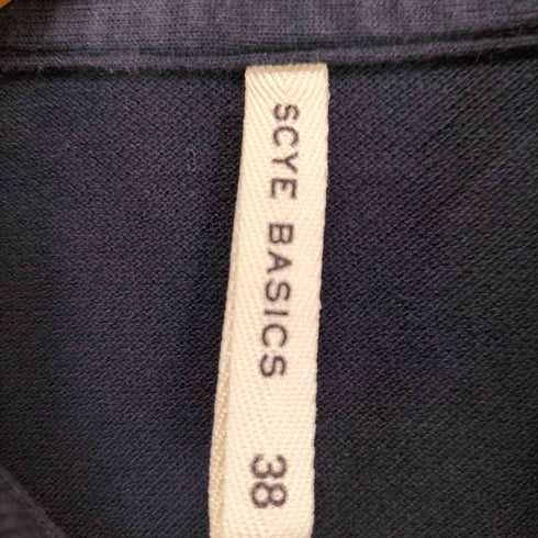 サイベーシックス SCYE BASICS ロゴ刺繍 半袖 ポロシャツ メンズ 38