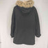 ザラ ZARA Y2k モッズコート ファーフード ヒョウ柄 レディース import:L