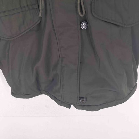 ザラ ZARA Y2k モッズコート ファーフード ヒョウ柄 レディース import:L