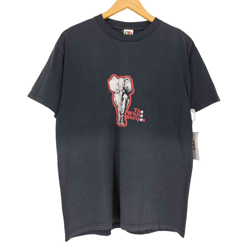 フルーツオブザルーム FRUIT OF THE LOOM 90-00S 像 プリント バンド 半袖 Tシャツ メンズ