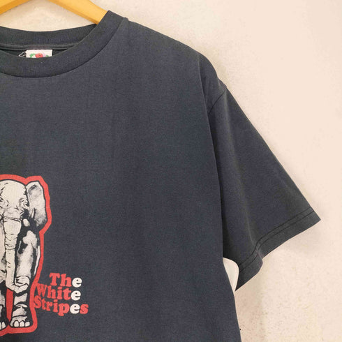 フルーツオブザルーム FRUIT OF THE LOOM 90-00S 像 プリント バンド 半袖 Tシャツ メンズ