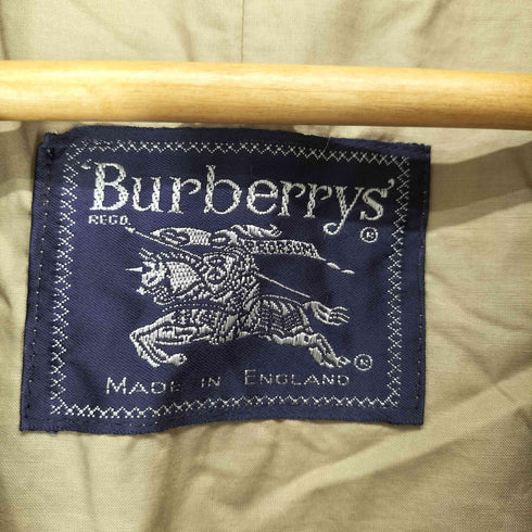 バーバリーズ BURBERRYS MADE IN ENGLAND 英国製 比翼 ステンカラー コート メンズ