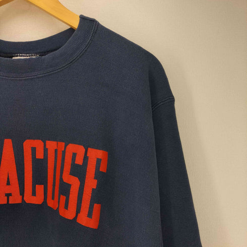 チャンピオン Champion 80S USA製 トリコタグ中期 袖目無し カレッジロゴ REVERSE WEAVE リバースウィーブクルーネックスウェット メンズ import:XL