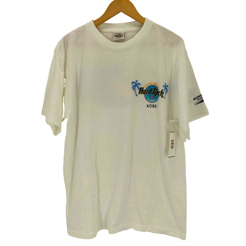 ハードロックカフェ Hard Rock Cafe 両面 プリント ロゴ S/S クルーネック Tシャツ KOBE メンズ JPN:L