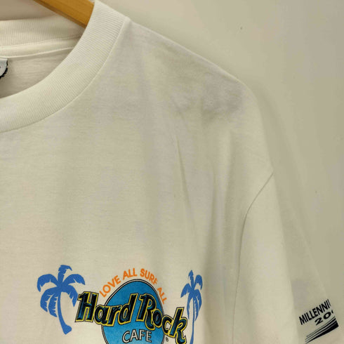 ハードロックカフェ Hard Rock Cafe 両面 プリント ロゴ S/S クルーネック Tシャツ KOBE メンズ JPN:L