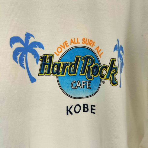ハードロックカフェ Hard Rock Cafe 両面 プリント ロゴ S/S クルーネック Tシャツ KOBE メンズ JPN:L
