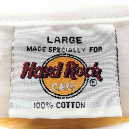 ハードロックカフェ Hard Rock Cafe 両面 プリント ロゴ S/S クルーネック Tシャツ KOBE メンズ JPN:L