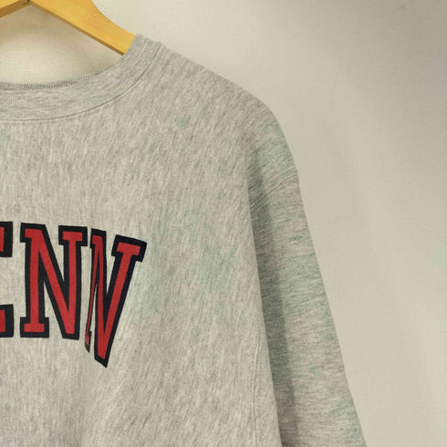チャンピオン Champion 80S USA製 トリコタグ後期 カレッジロゴ REVERSE WEAVE リバースウィーブクルーネックスウェット メンズ import:L