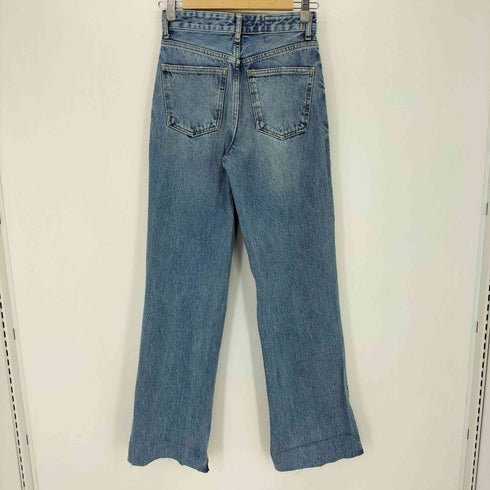 ザラ ZARA ダメージストレートデニム レディース 34