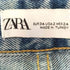 ザラ ZARA ダメージストレートデニム レディース 34