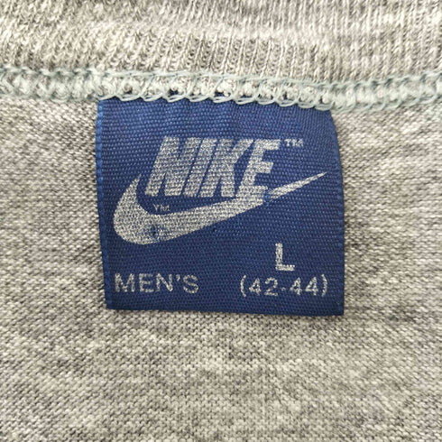 ナイキ NIKE 80S 紺タグ フロントプリント 半袖 Tシャツ メンズ import:L