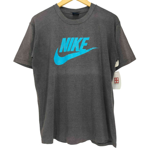 ナイキ NIKE 80S 紺タグ フロントプリント 半袖 Tシャツ メンズ import:XL