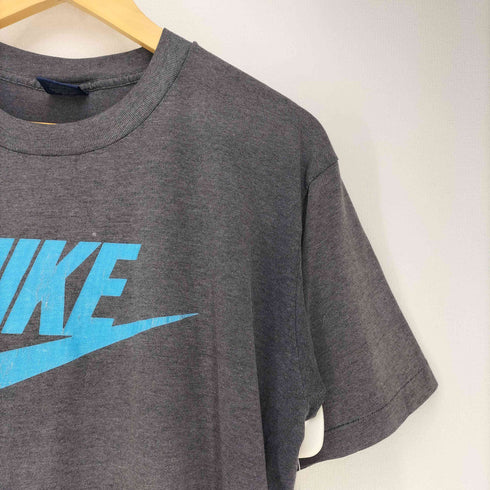 ナイキ NIKE 80S 紺タグ フロントプリント 半袖 Tシャツ メンズ import:XL
