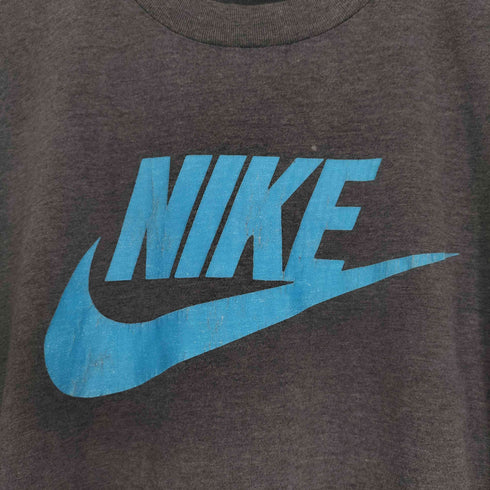 ナイキ NIKE 80S 紺タグ フロントプリント 半袖 Tシャツ メンズ import:XL
