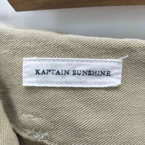 キャプテンサンシャイン KAPTAIN SUNSHINE 26ss Cotton Drill Wide Pants コットン ドリル ワイド パンツ メンズ JPN:3