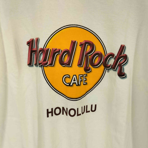 ハードロックカフェ Hard Rock Cafe 両面 プリント ロゴ S/S クルーネック Tシャツ HONOLULU メンズ JPN:L