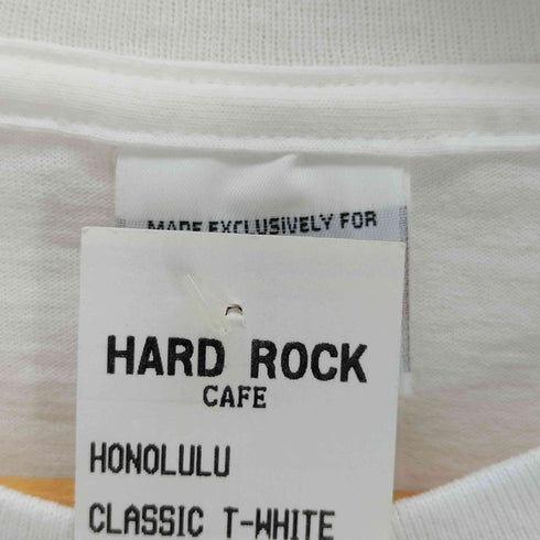 ハードロックカフェ Hard Rock Cafe 両面 プリント ロゴ S/S クルーネック Tシャツ HONOLULU メンズ JPN:L