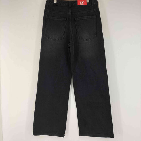 SUPERMADE ウォッシュ加工 バギーデニムパンツ メンズ