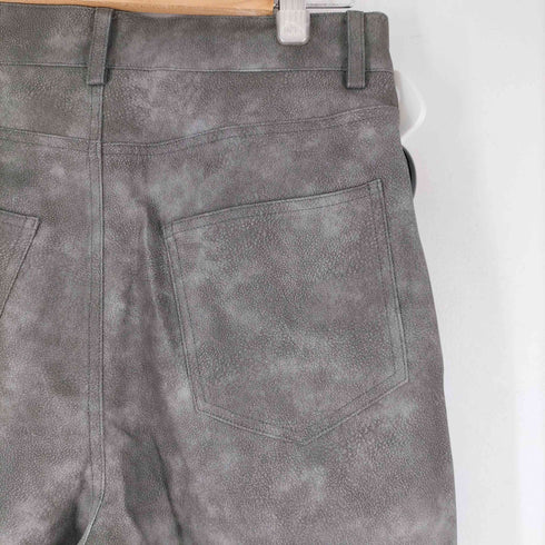 PUBLIC RADIO フェイクレザー フレアパンツ メンズ JPN:M