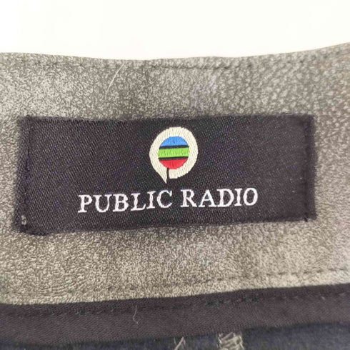 PUBLIC RADIO フェイクレザー フレアパンツ メンズ JPN:M