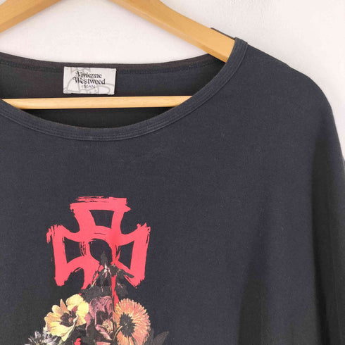 ヴィヴィアンウエストウッド Vivienne Westwood フローラルオーブTシャツ コルザデザイン Tシャツ メンズ FREE