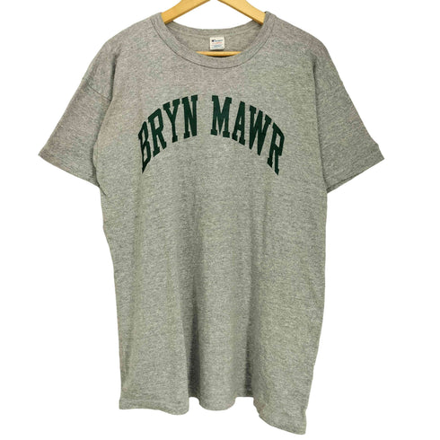 チャンピオン Champion 80S USA製 BRYN MAWR フロントプリント 半袖 Tシャツ メンズ import:XL