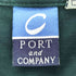 ポートアンドカンパニー PORT and COMPANY 企業刺繍 ボタンダウンコットン半袖シャツ メンズ import:L