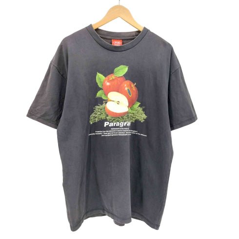 パラグラフ PARAGRAPH アップル プリント クルーネック S/S Tシャツ メンズ JPN:3